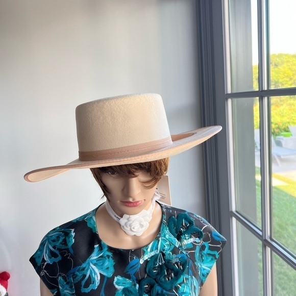 LACK OF COLOR Ivory Rancher Boater Hat main image 10